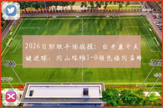 2026日职联半场战报：白井康介关键进球，冈山绿雉1-0领先福冈黄蜂，附半场数据深度解读